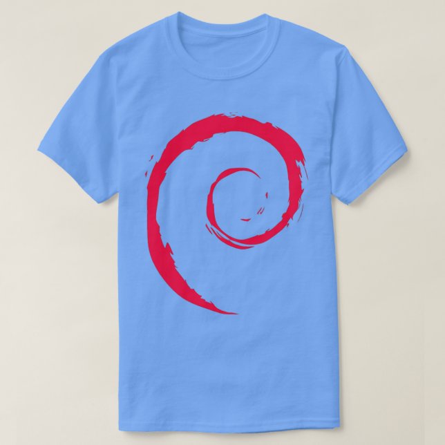 Debian Spiral Linux T-Shirt (Design Front)
