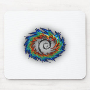 Debian swirl mouse pad