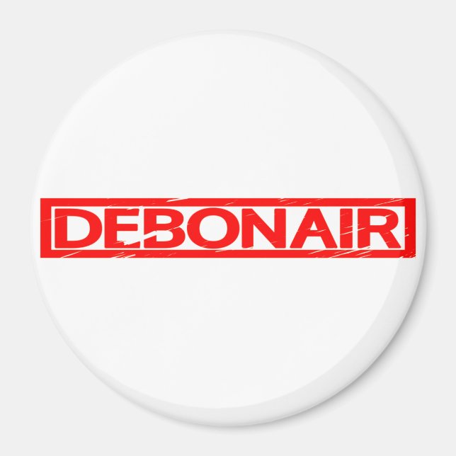 Debonair Stamp Magnet (Front)