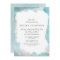 Debonair Turquoise Bridal Shower Invitation