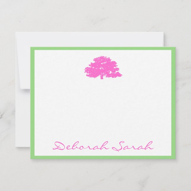 Deborah Custom Bat Mitzvah Thank You Card (Front)