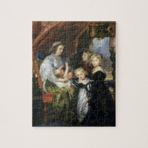 Deborah Kip and Her Children Jigsaw Puzzle