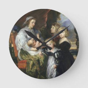 Deborah Kip and Her Children Round Clock