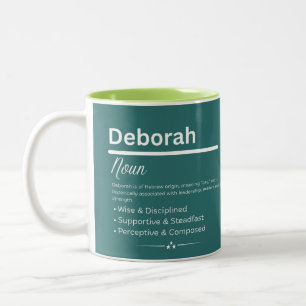Deborah Personalized Girl Name Meaning Coffee Mug