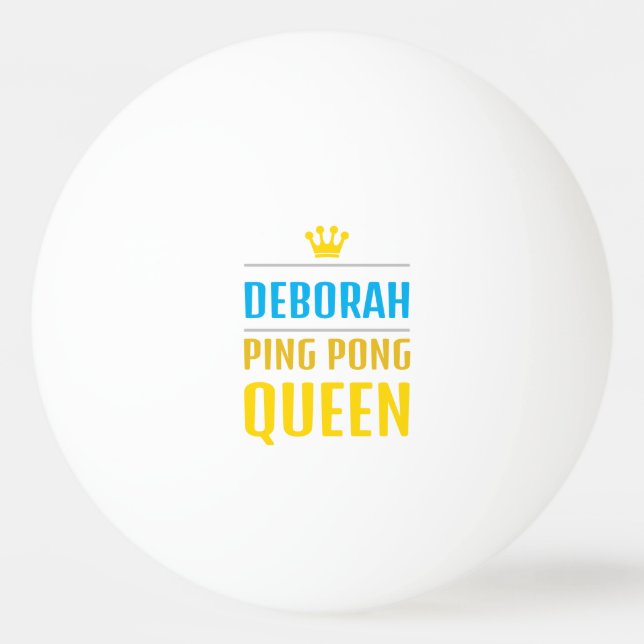 Deborah Ping Pong Ball (Front)