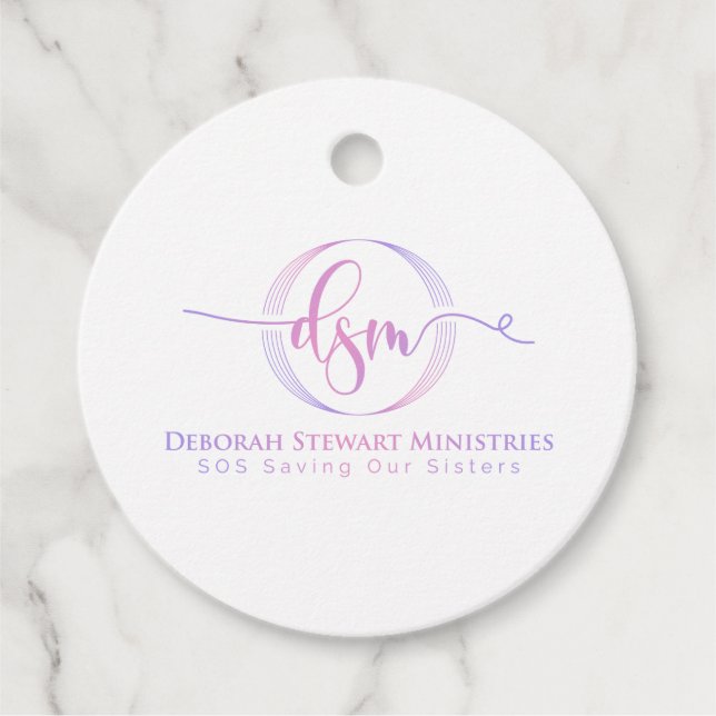 DEBORAH STEWART MINISTRIES FAVOUR TAGS (Front)