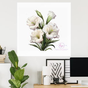 DEBORAH STEWART MINISTRIES-WHITE LILY POSTER