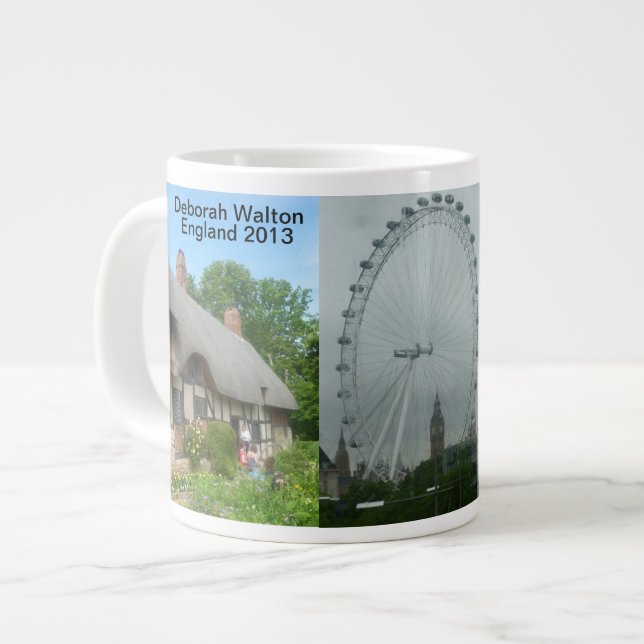 Deborah's England Mug (Front Left)