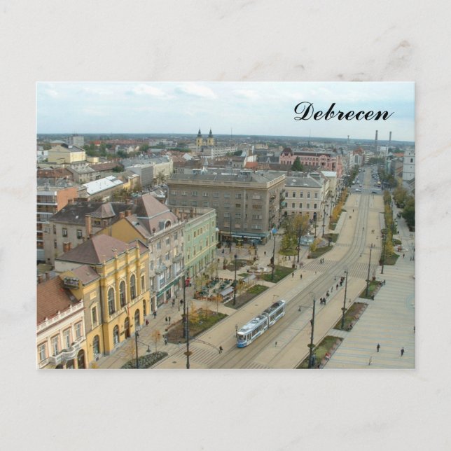 Debrecen Postcard (Front)
