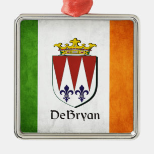 DeBryan Irish Flag Metal Tree Decoration
