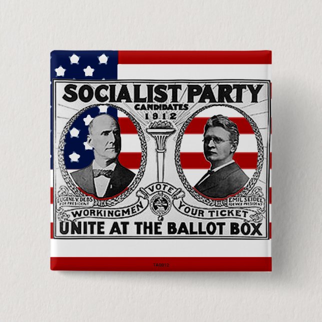 Debs-Seidel Jugate - Button (Front)