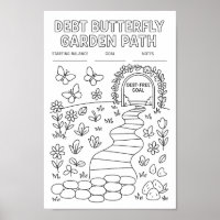 Debt Butterfly Garden Path Tracker 