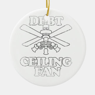 DEBT CEILING FAN CERAMIC TREE DECORATION
