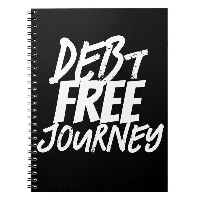 Debt free journey notebook (Front)