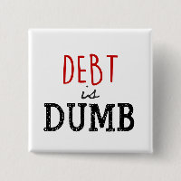 Debt is dumb Dave Ramsey Quote Motivational