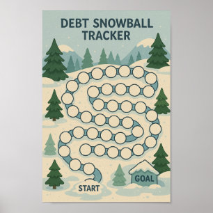 Debt Snowball Tracker Game Poster