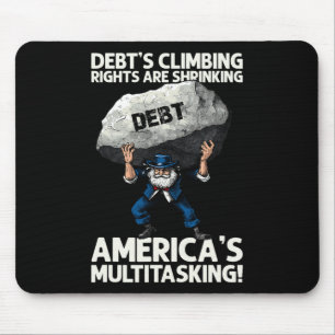 Debt's Climbing And America's Multitasking Speech Mouse Pad
