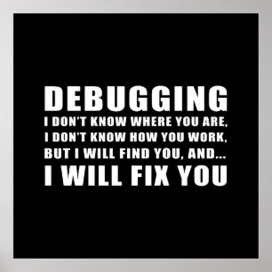 Debugging Poster