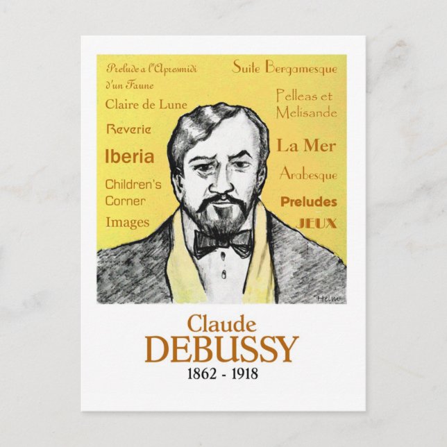 Debussy Postcard (Front)