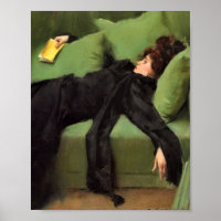 Decadent Young Woman After The Dance Ceramic Til