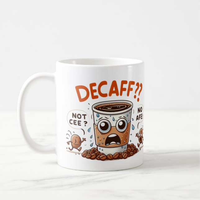 Decaf Dilemma Coffee Mug (Left)