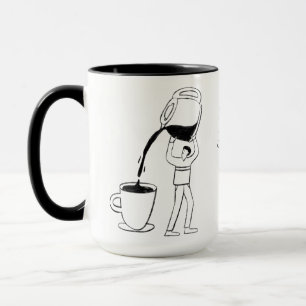 Decaf? No thanks. I only run on high-octane fuel! Mug