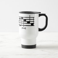 "Decaf" Treble Clef Coffee/Tea Container