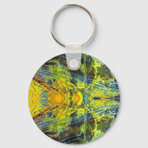 Decalcomaniac Intersection Key Ring