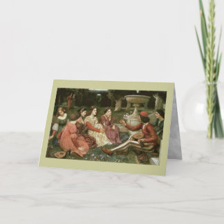 Decameron by John William Waterhouse (1916) Card