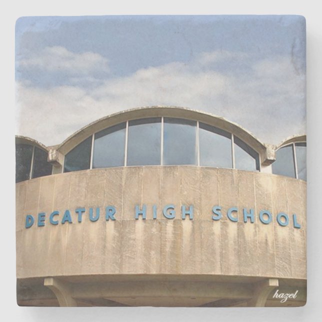 Decatur High School Coaster,Decatur Georgia Stone Coaster (Front)