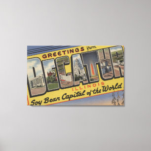 Decatur, Illinois (Soy Bean Capital) Canvas Print