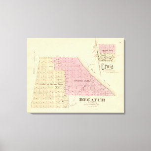 Decatur, Nebraska Canvas Print