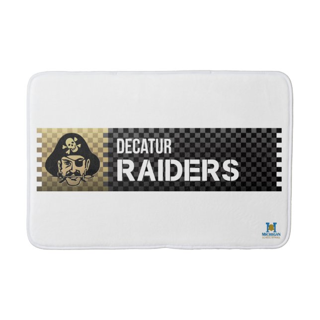 Decatur Raiders #2 Bath Mat (Front)