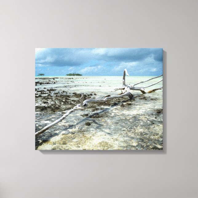 Decay in Paradise canvas print (Front)