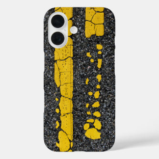 Decayed Double Yellow Line iPhone 16 Case
