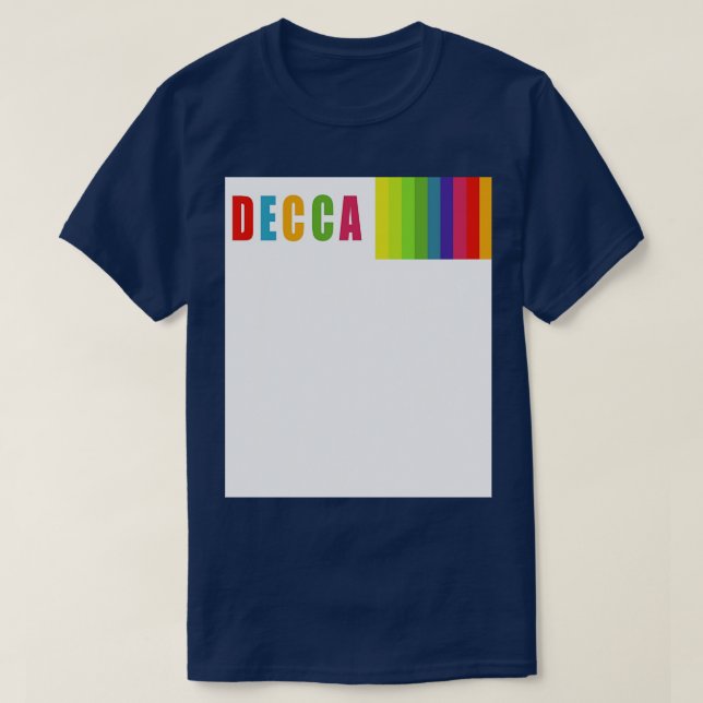 Decca records rainbow vinyl T-Shirt (Design Front)