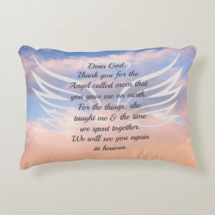 Deceased Mother Quote Accent Pillow