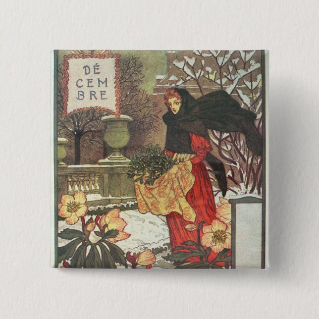 December 15 Cm Square Badge (Front)