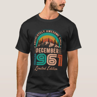 December 1961 Birthday Awesome Since December 1961 T-Shirt