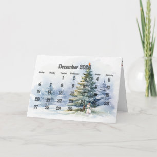 December 2025 Christmas Month Card