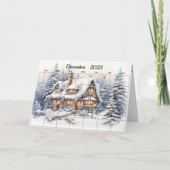 December 2025 Christmas Month Card (Front)