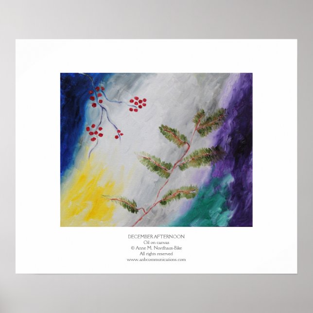 December Afternoon Poster (Front)