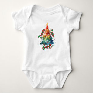 December Babies Sparkle, Christmas  Baby Bodysuit
