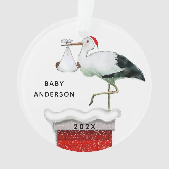 December Baby 2024 Keepsake Ornament (Front)