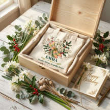 December Birth Flower Dragonfly