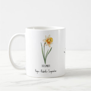 December Birth Flower Mug – Narcissus