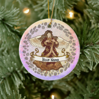 December birthday Angel birthday custom ornaments