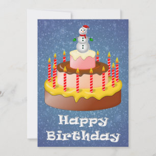December Birthday Card