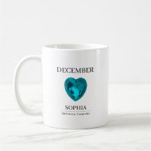 December Birthstone Birthday Name Turquoise