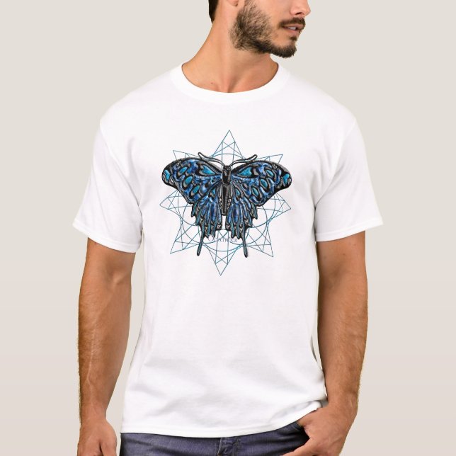 December Birthstone Butterfly T-Shirt (Front)